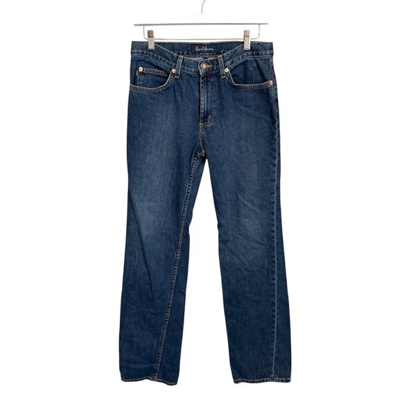 Earl Jean Womens Jeans Size 28 Mid Rise Denim Straight Medium Wash - Picture 1 of 10